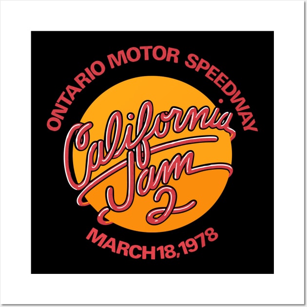 California Jam 1978 Wall Art by DrumRollDesigns